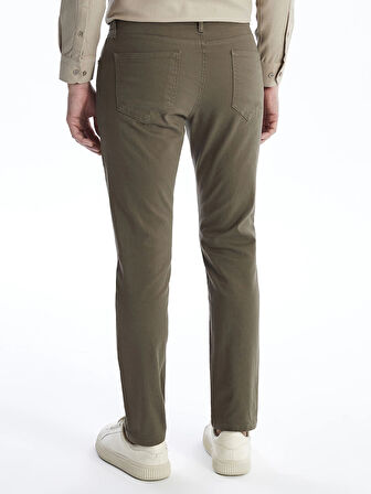 LCWAIKIKI Basic KAHVERENGİ Dar Kalıp Erkek Chino Pantolon