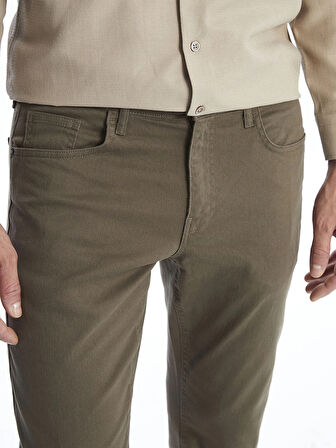 LCWAIKIKI Basic KAHVERENGİ Dar Kalıp Erkek Chino Pantolon