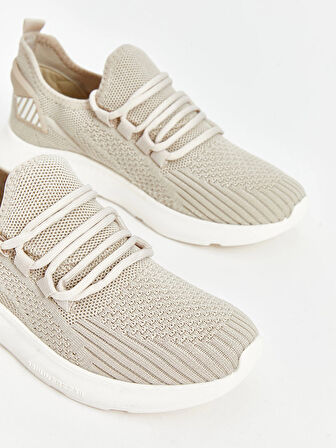 LCW STEPS BEJ File Detaylı Kadın Spor Ayakkabı