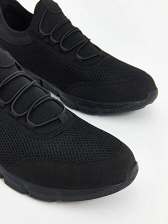 LCW STEPS SİYAH Bağcıklı Erkek Spor Ayakkabı