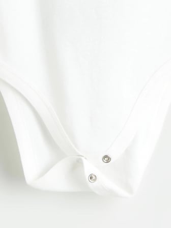LCW baby Ekru Organik Kumaş Kız Bebek Çıtçıtlı Bodysuit 2'li