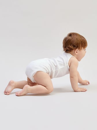 LCW baby Ekru Organik Kumaş Kız Bebek Çıtçıtlı Bodysuit 3'lü