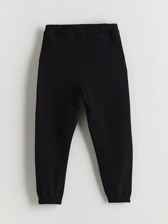 LCW Kids Siyah Beli Lastikli Erkek Çocuk Jogger Eşofman Alt
