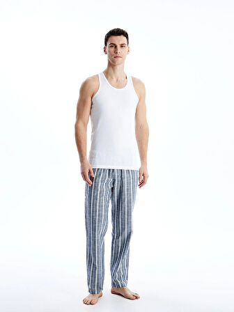 LC WAIKIKI Beyaz U Yaka Penye Erkek Atlet 2'li