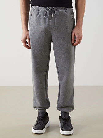 LCWAIKIKI Classic Gri Rahat Kalıp Erkek Jogger Eşofman Altı