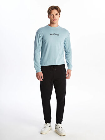 LCW Casual Siyah Slim Fit Erkek Jogger Eşofman Altı