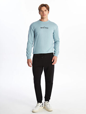 LCW Casual Siyah Slim Fit Erkek Jogger Eşofman Altı