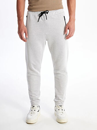 LCW Casual GRİ Slim Fit Erkek Jogger Eşofman Altı