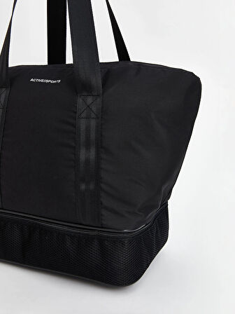 LCW ACCESSORIES SİYAH Çok Bölmeli Kadın Spor Çantası