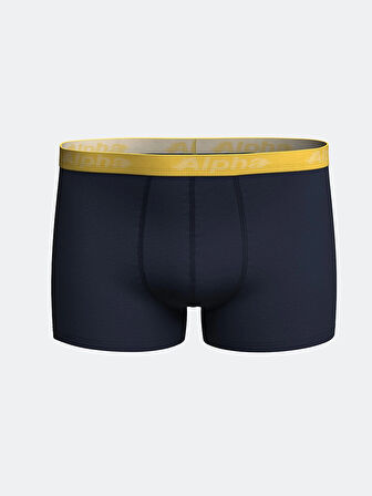 LC WAIKIKI Lacivert Standart Kalıp Pamuklu Esnek Erkek Boxer 3'lü