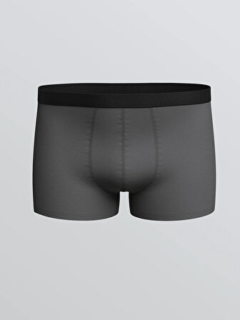 LC WAIKIKI Gri Standart Kalıp Pamuklu Esnek Erkek Boxer 3'lü