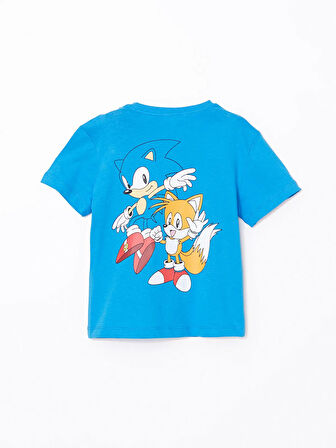 Bisiklet Yaka Snoopy Baskılı Erkek Çocuk Tişört ve Şort 2'li_S59170Z1-H8J_8684681731334_4-5 Yaş