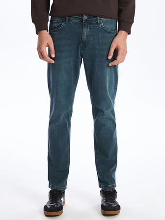 LCW Jeans Yeşil 779 Regular Fit Erkek Jean Pantolon