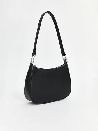 LCW ACCESSORIES SİYAH Deri Görünümlü Kadın Kol Çantası