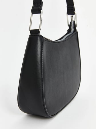 LCW ACCESSORIES SİYAH Deri Görünümlü Kadın Kol Çantası