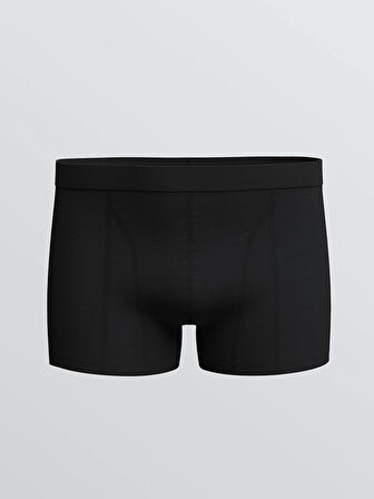 LC WAIKIKI Siyah Standart Kalıp Pamuklu Esnek Erkek Boxer 3'lü