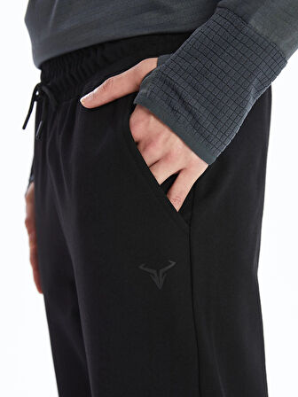 XSIDE ACTIVE Siyah Standart Kalıp Erkek Eşofman Altı