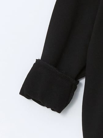 LCW Kids Siyah Bisiklet Yaka Erkek Çocuk Sweatshirt
