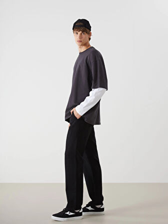 LCW Jeans SİYAH Baggy Fit Erkek Jean Pantolon