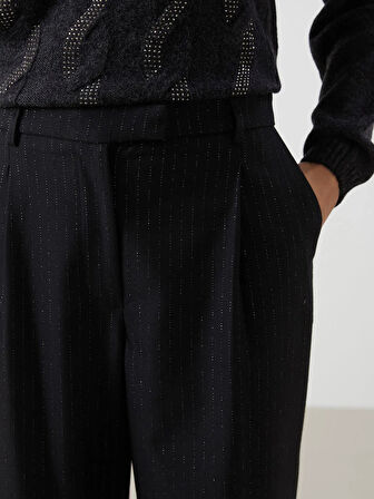 Loose Fit Çizgili Kadın Pantolon_W4KI67Z8-LEG_8684682212078_42