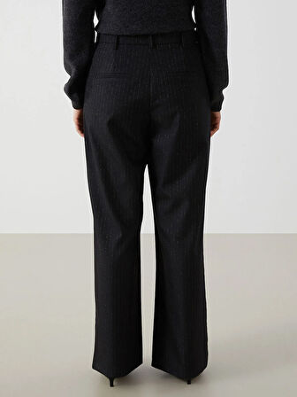 Loose Fit Çizgili Kadın Pantolon_W4KI67Z8-LEG_8684682212078_42