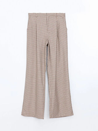 Loose Fit Ekose Kadın Pantolon_W4KI34Z8-LLL_8684682212245_40