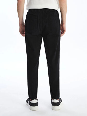 XSIDE SİYAH Standart Kalıp Gabardin Erkek Pantolon