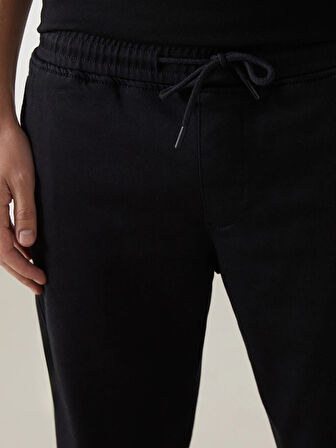 LCW Casual Siyah Slim Fit Armürlü Erkek Pantolon