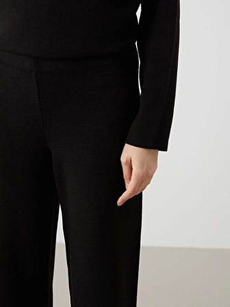Beli Lastikli Geniş Paça Kadın Triko Pantolon_W4LJ62Z8-CVL_8684682286871_L