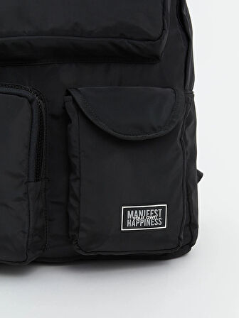 LCW ACCESSORIES Siyah Çok Bölmeli Kadın Sırt Çantası