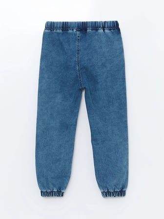 Lcw Kids İ̇Ndigo Beli Lastikli Basic Erkek Çocuk Jean Pantolon
