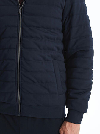 LCW Vision Lacivert Slim Fit Dik Yaka Erkek Mont