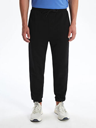 XSIDE ACTIVE Siyah Standart Kalıp Erkek Jogger Eşofman Altı