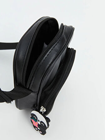 LCW ACCESSORIES Siyah Baskılı Kız Çocuk Omuz Çantası