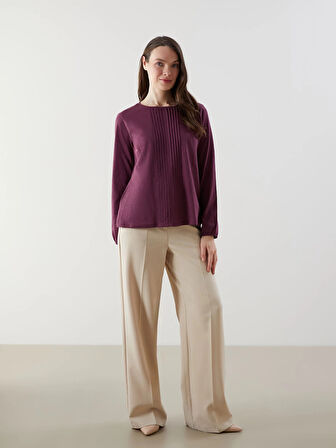 LCW Grace Mürdüm Bisiklet Yaka Kadın Bluz