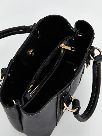 LCW ACCESSORIES Siyah Çıkarılabilir Askılı Kadın Omuz Çantası