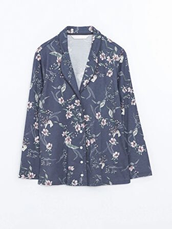 Gömlek Yaka Çiçekli Kadın Pijama Takım_W4GB84Z8-LQ9_8684682925480_M