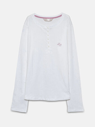 LCW DREAM PEMBE Bisiklet Yaka Kadın Pijama Takımı