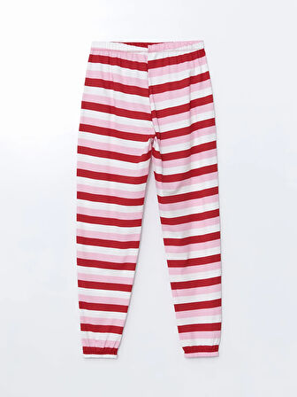 Bisiklet Yaka Baskılı Kadın Pijama Takımı_W4G346Z8-LTQ_8684682927507_M