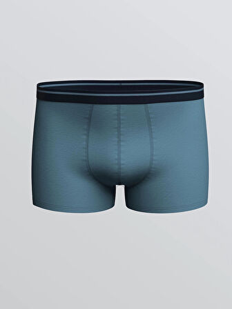 LC WAIKIKI Lacivert Standart Kalıp Pamuklu Esnek Erkek Boxer 3'lü