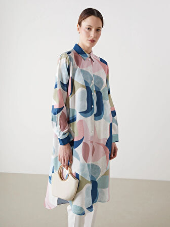 LCWAIKIKI Classic Karişik Desenli Kadın Gömlek Tunik