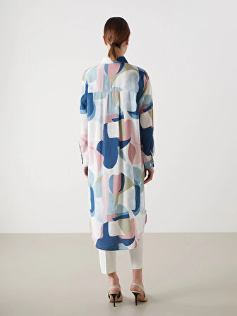 LCWAIKIKI Classic Karişik Desenli Kadın Gömlek Tunik