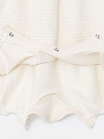 LCW baby EKRU Kız Bebek Basic Penye Tulum