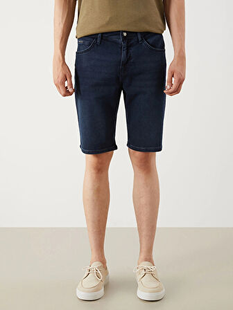 LCW Jeans Indigo Slim Fit Erkek Jean Şort