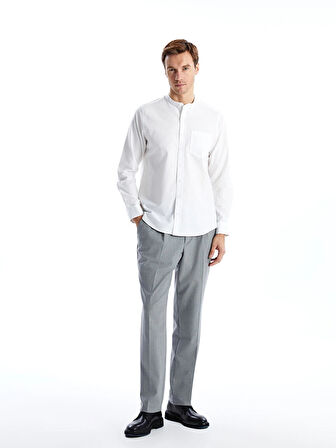 LCWAIKIKI Classic Beyaz Regular Fit Uzun Kollu Oxford Erkek Gömlek