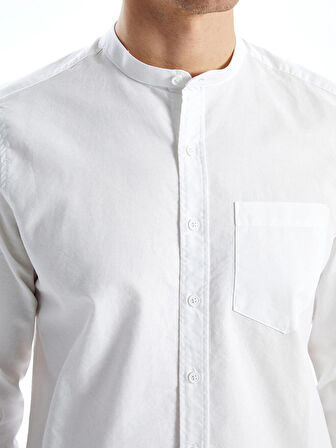 LCWAIKIKI Classic Beyaz Regular Fit Uzun Kollu Oxford Erkek Gömlek
