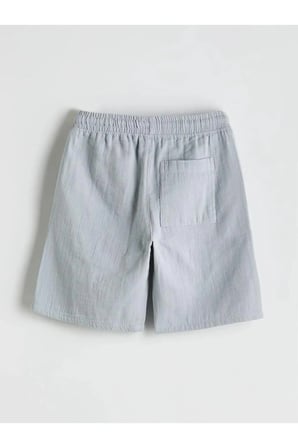 LCW Kids Gri Beli Lastikli Erkek Çocuk Şort