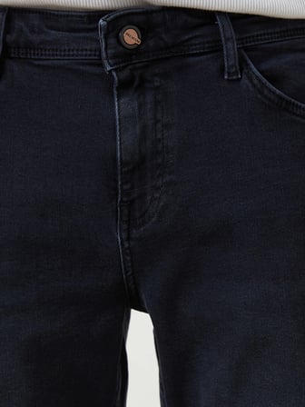 LCW Jeans Siyah Standart Kalıp Erkek Jean Şort