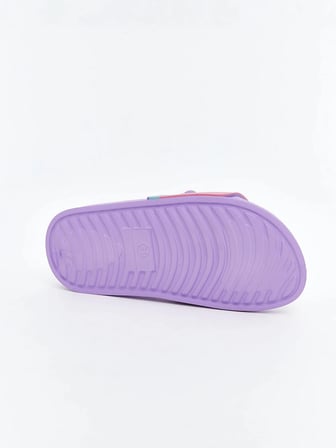 LCW STEPS Lila Tek Bantlı Pop It Terlik