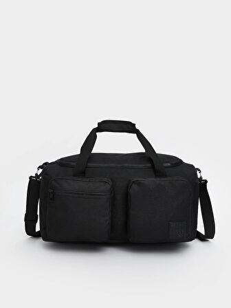 LCW ACCESSORIES Siyah Çok Bölmeli Erkek Spor Çanta